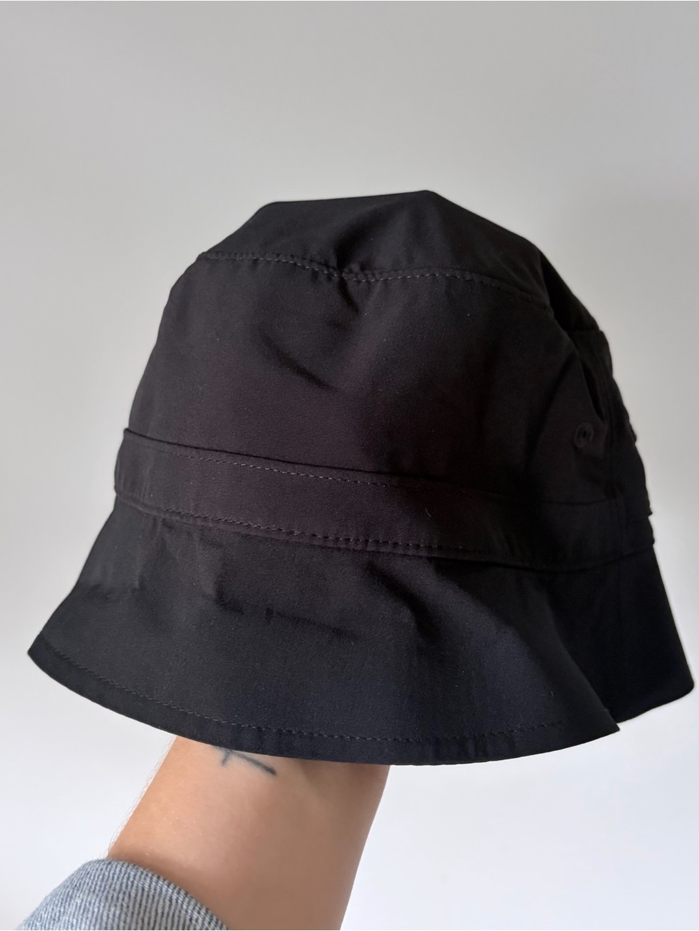 Athleta Black Bucket Hat - Lightweight Everyday Sun Hat